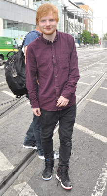 Ed Sheeran - Radio Promo Tour in Dublin 07/31/2014