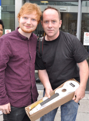 Ed Sheeran - Radio Promo Tour in Dublin 07/31/2014