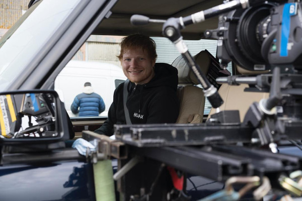 Ed Sheeran - On the set of music video 