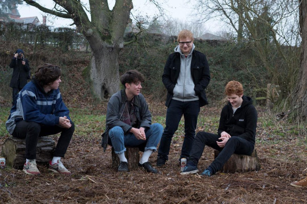 Ed Sheeran - On the set of music video 