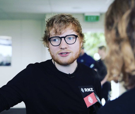 Ed Sheeran in New Zealand March 2018