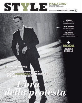 Eddie Redmayne by Boo George for Style // 2020