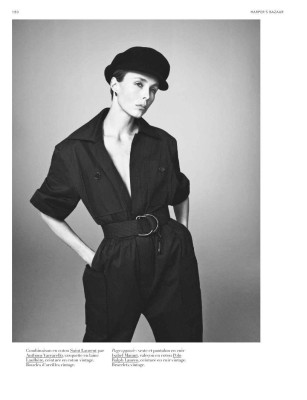 Edie Campbell &amp;amp; Iselin Steiro ~ Harper&#039;s Bazaar F March 2024 by David Sims