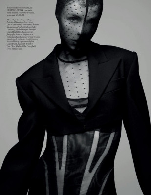 EDIE CAMPBELL for Vogue Magazine, Spain January 2020