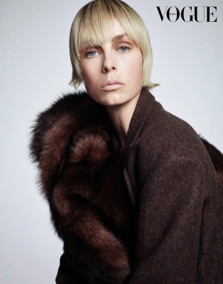 Edie Campbell for Vogue Korea September 2025 by Sean + Seng