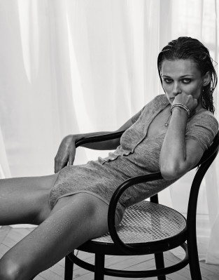 Edita Vilkeviciute - by Chris Colls for Porter Magazine