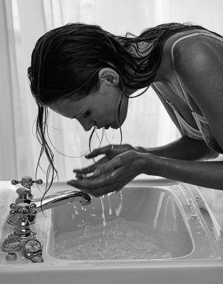 Edita Vilkeviciute - by Chris Colls for Porter Magazine