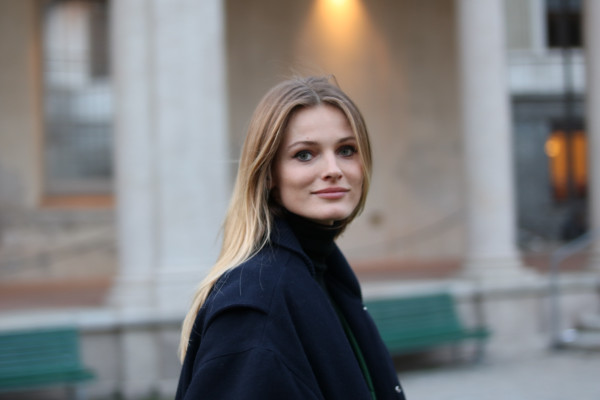 Edita Vilkeviciute - Alberta Ferretti Fall/Winter 2018 Fashion Show in Milan 
