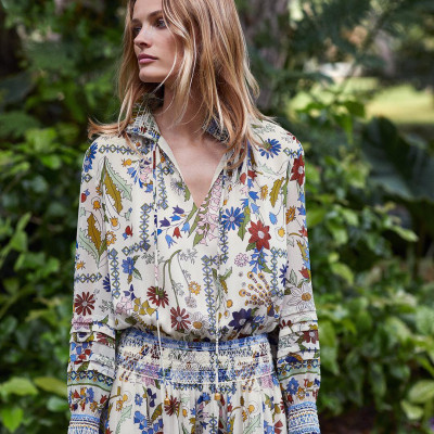 Edita Vilkeviciute - Tory Burch pre-fall campaign