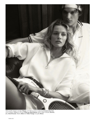 Edita Vilkeviciute by Robin Galiegue Vogue Paris March 2021 