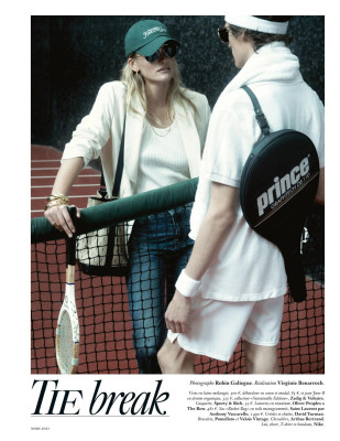 Edita Vilkeviciute by Robin Galiegue Vogue Paris March 2021 