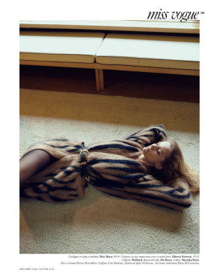 Edita Vilkeviciute – Vogue Paris January 2020