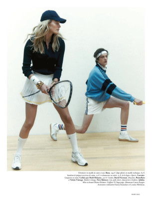 Edita Vilkeviciute by Robin Galiegue Vogue Paris March 2021 