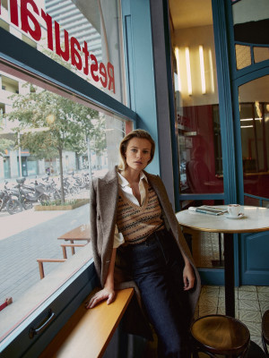 Edita Vilkeviciute - Massimo Dutti Winter Collection