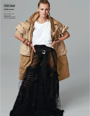 Edita Vilkeviciute - ELLE France March 2018