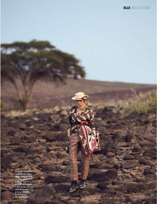 Edita Vilkeviciute - ELLE France March 2018