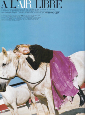 Ehrinn Cummings in VOGUE Paris October 1998