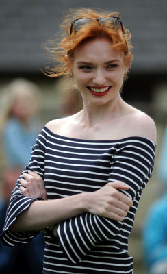 Eleanor Tomlinson at the Adlestrop Open Day and Fun Dog Show in Gloucestershire