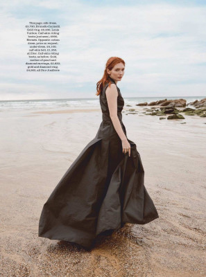 Eleanor Tomlinson – Photoshoot for Town &amp; Country UK December 2018