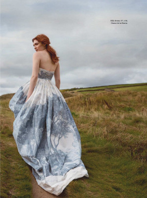 Eleanor Tomlinson – Photoshoot for Town &amp; Country UK December 2018