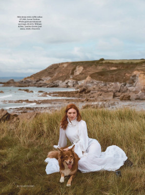Eleanor Tomlinson – Photoshoot for Town &amp; Country UK December 2018