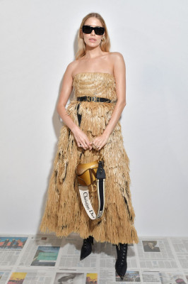 ELENA PERMINOVA at Dior Fashion Show in Paris 02/25/2020