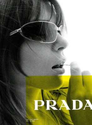 Elise Crombez ~ Prada Spring/Summer 2003 by Steven Meisel