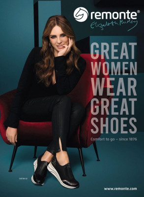 Elizabeth Hurley – for Remonte Shoes, October 2024