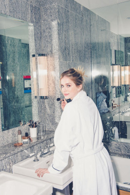 Elizabeth Lail – Photoshoot for Coveteur/Ferragamo February 2019