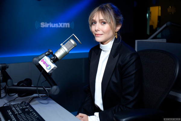 Elizabeth Olsen - SiriusXM Studio in New York 10/08/2019