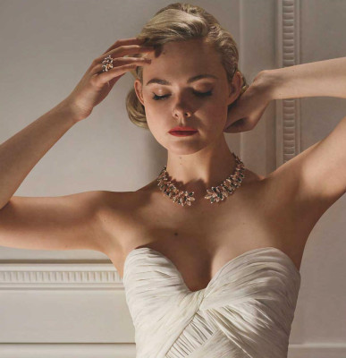 Elle Fanning ~ Cartier's Grain de Café collection 2023