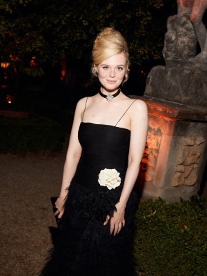 Elle Fanning ~ Cartier High Jewelry event Florence Italy  May 2023