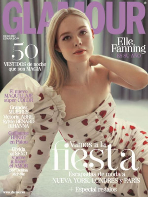 ELLE FANNING for Glamour Magazine, Spain December 2019