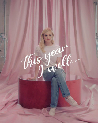 ELLE FANNING for L’Oreal Paris Lash Paradise 2020 Campaign