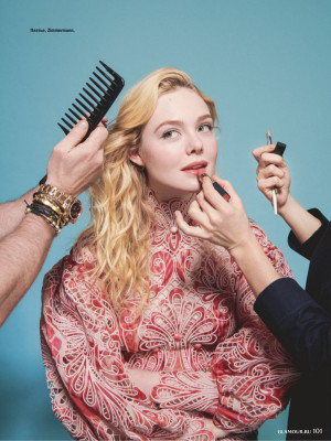 ELLE FANNING in Glamour Magazine, Russia Мay 2020