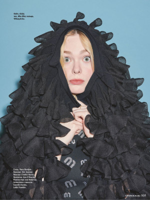 ELLE FANNING in Glamour Magazine, Russia Мay 2020