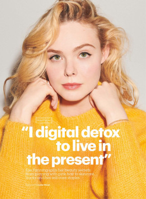 ELLE FANNING in Glamour Magazine, UK March 2020