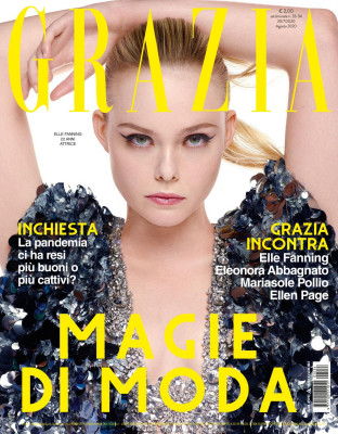 ELLE FANNING in Grazia Magazine, Italy August 2020