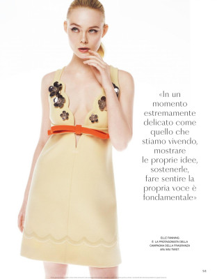 ELLE FANNING in Grazia Magazine, Italy August 2020