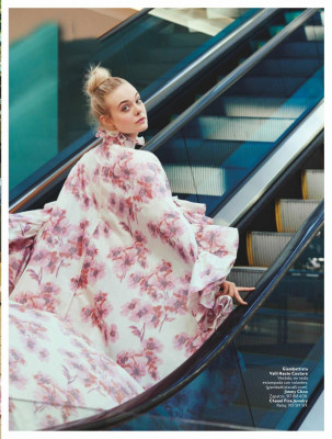 ELLE FANNING in Instyle Magazine, Spain December 2019