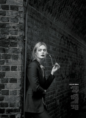ELLE FANNING in Marie Claire, February 2020