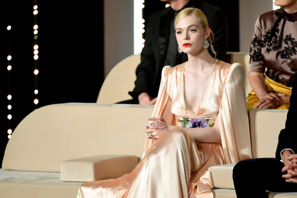 Elle Fanning – On Stage of the Opening Ceremony of Cannes Film Festival