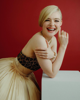 Elle Fanning – for Cartier at Golden Globe Awards 2025