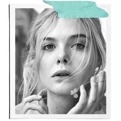 Elle Fanning for Tiffany &amp; Co Paper Flowers / Believe in Dreams Campaign 2018