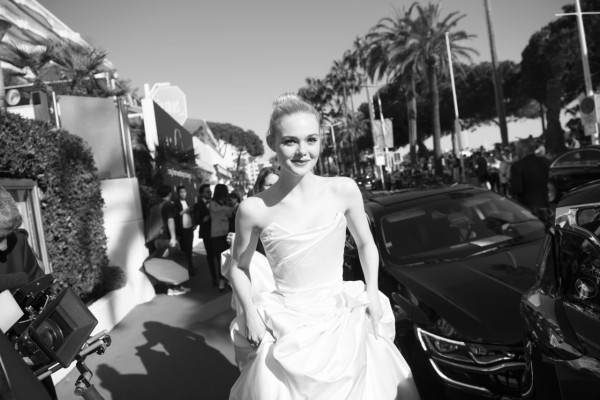 Elle Fanning – L’Oreal at Cannes Film Festival B&amp;W Photo Session 