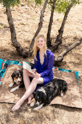 Elle Fanning by Tierney Gearon for Vanity Fair // October 2020
