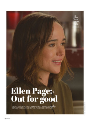 Ellen Page – Diva Magazine UK June 2019 Issue