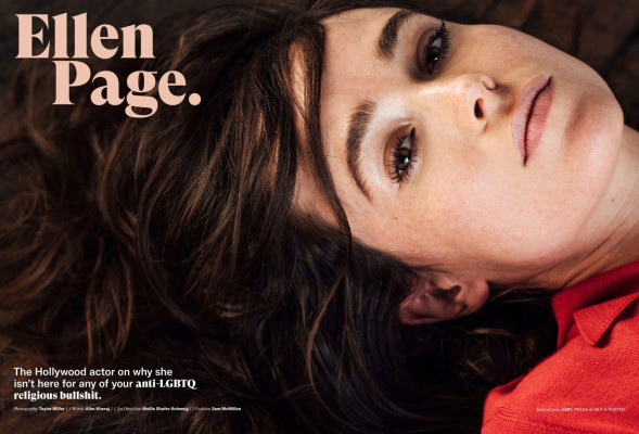 Ellen Page – Gay Times Issue 493, 2019