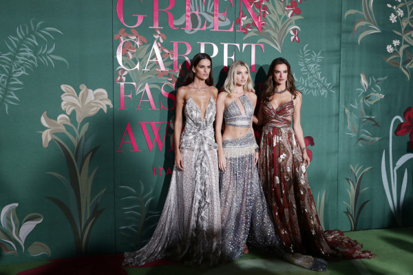 Elsa Hosk - Green Carpet Fashion Awards in Milan 09/22/2019