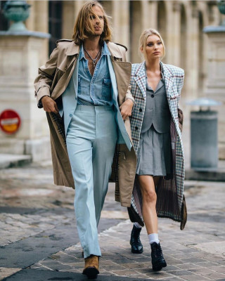 Elsa Hosk - Thom Browne SS 2020 at Paris Fashion Week 09/29/2019